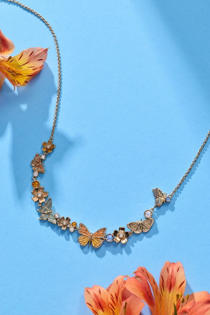 New York Botanical Garden® Butterfly Inline Necklace