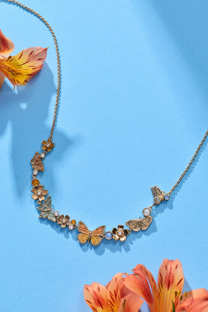 New York Botanical Garden® Butterfly Inline Necklace