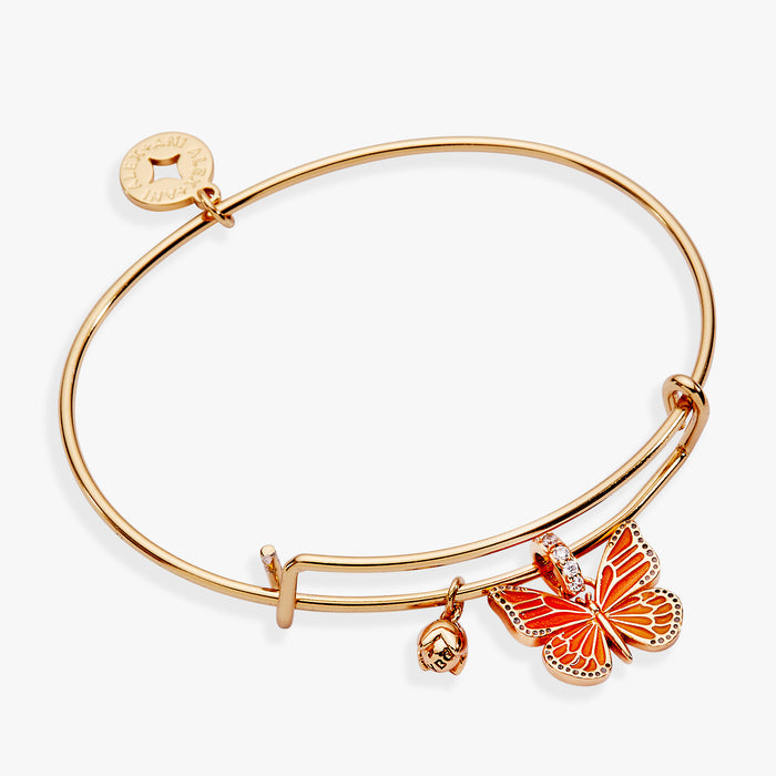 New York Botanical Garden® Monarch Butterfly Charm Bangle