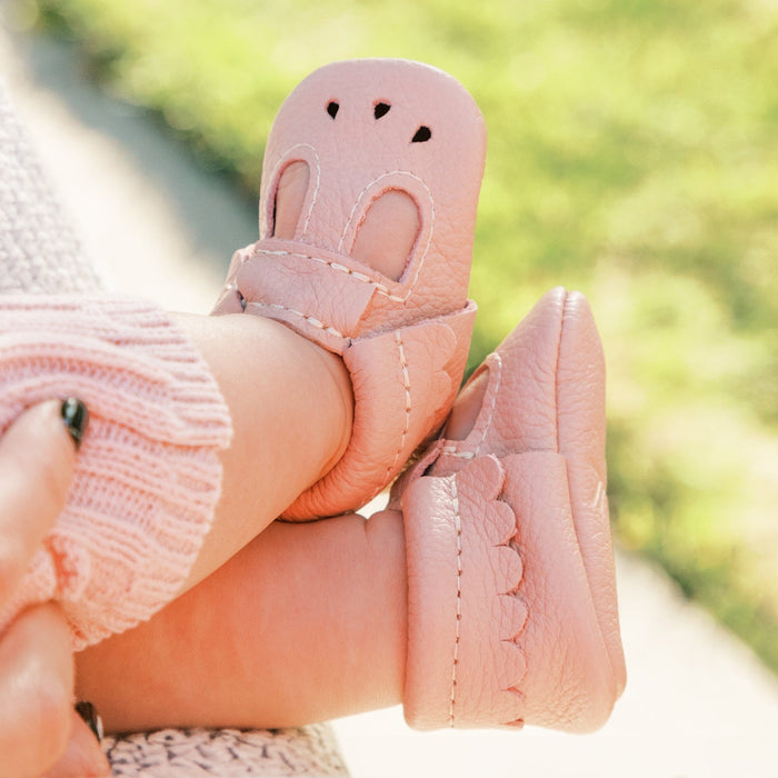 Newborn Blush Mary Jane Baby Shoe Mary Jane Newborn