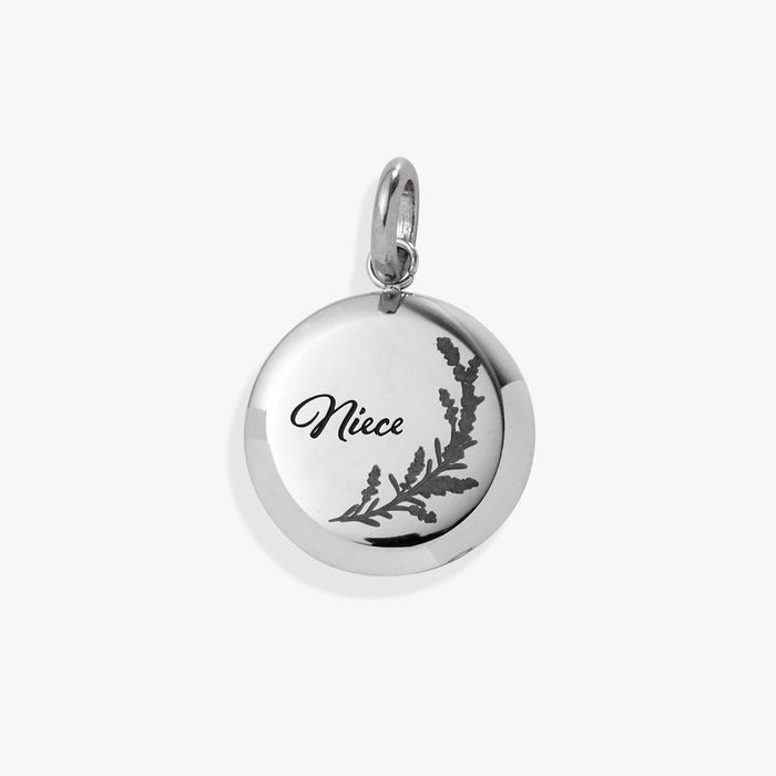 Niece Lavender Disc Charm