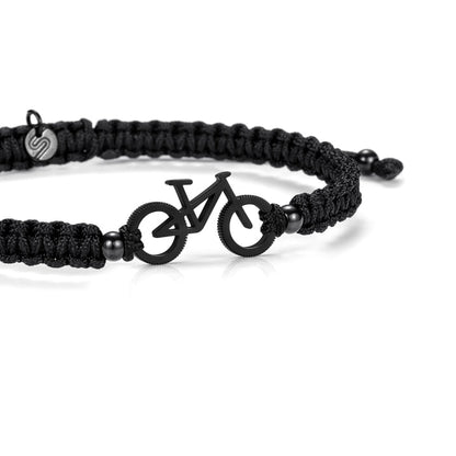 Night Black MTB Braided Bracelet