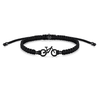 Night Black MTB Braided Bracelet