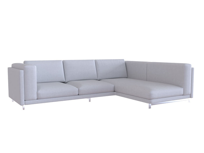 Nockeby Loveseat with Chaise Cover