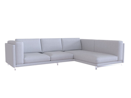 Nockeby Loveseat with Chaise Cover