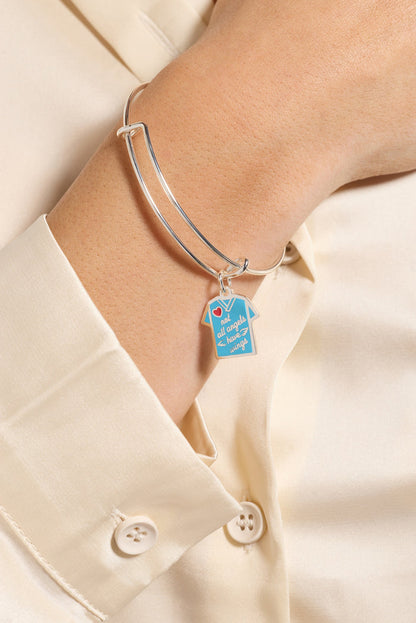 'Not All Angels Have Wings' Scrubs Bangle