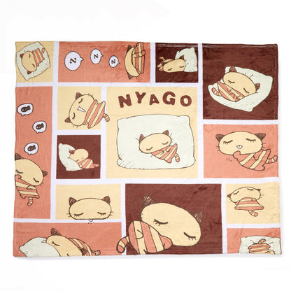 Nyago Lazy Day Throw Blanket Home Goods Printful
