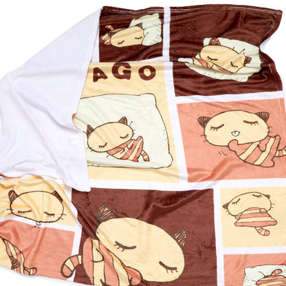 Nyago Lazy Day Throw Blanket Home Goods Printful