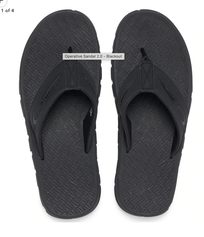 Oakley Mens Operative 2.0 Sandal Flip Flops