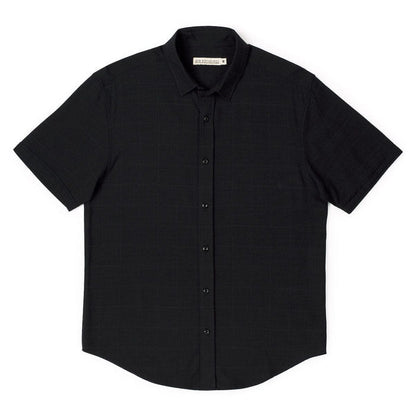 RSVLTS RSVLTS Bamboo Short Sleeve Shirt Obsidian Black – Bamboo Short Sleeve Shirt