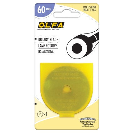 OLFA ROTARY BLADE 60MM 5CT