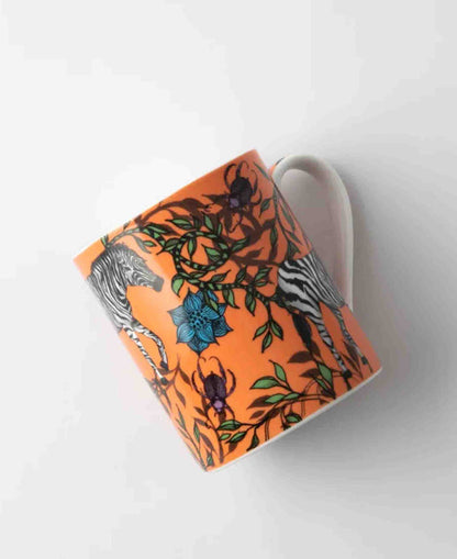 Omada Zebra Coffee Mug - Orange