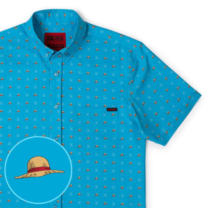 One Piece RSVLTS XS  Short Sleeve Shirt One Piece "Lil Straw Hats" – KUNUFLEX Short Sleeve Shirt