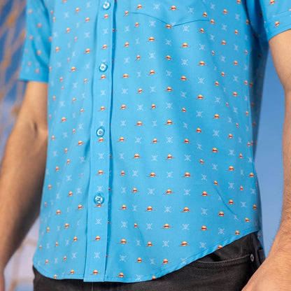 RSVLTS One Piece Short Sleeve Shirt One Piece "Lil Straw Hats" – KUNUFLEX Short Sleeve Shirt