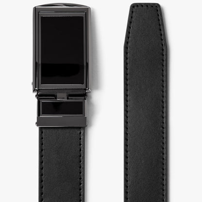 Onyx Black Full Grain Leather Belt