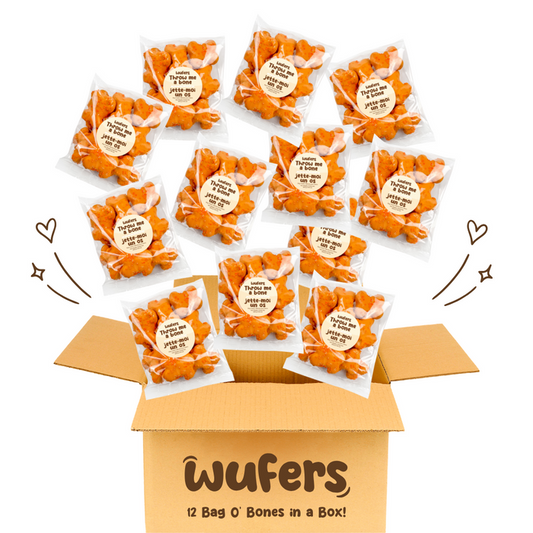 Orange Box O' Endless Bones - 12 Bags in a Box