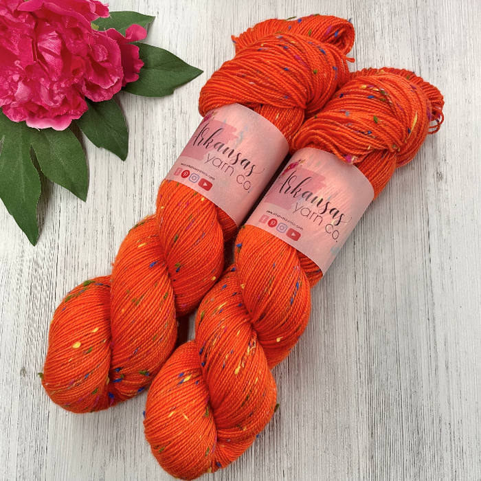 Orange Highlighter: Rainbow Tweed