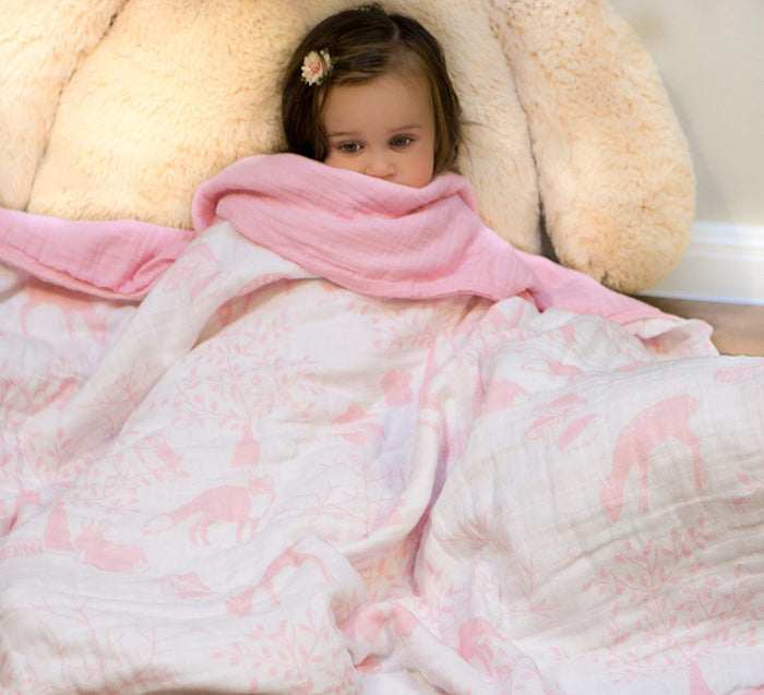 Organic Muslin Baby Toddler Blanket - Eco Trade Company
