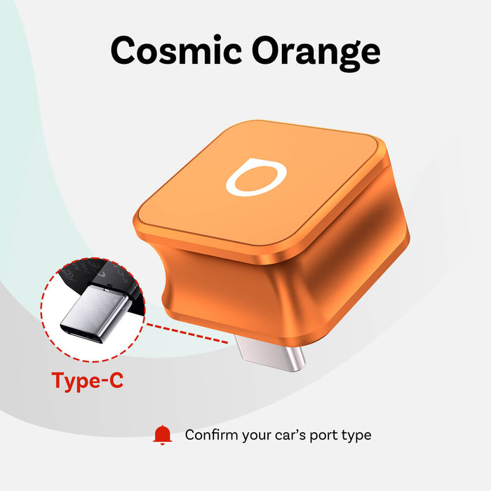 USB-C / Cosmic Orange / Single Car