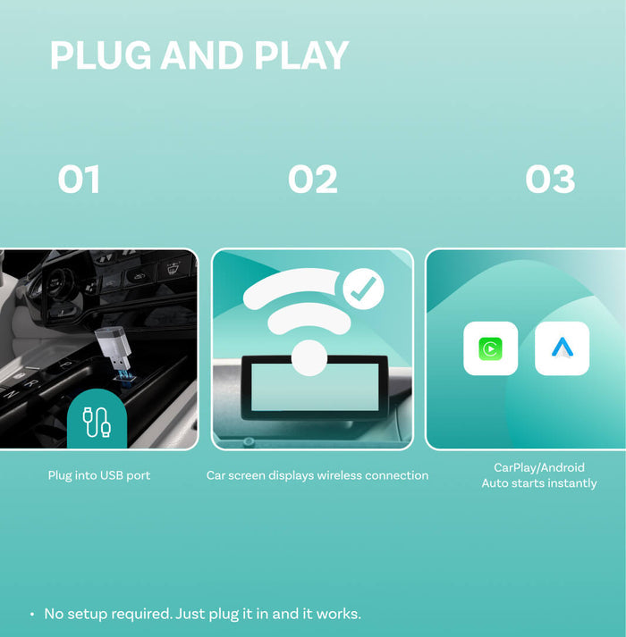 Ottocast Mini NOVA Wireless CarPlay/Android Auto Adapter