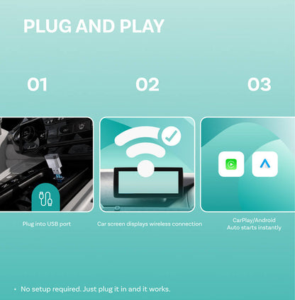 Ottocast Mini NOVA Wireless CarPlay/Android Auto Adapter