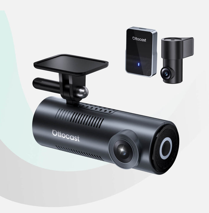 OttoSafe Cam 2-in-1 Dash Cam & Wireless CarPlay Adapter
