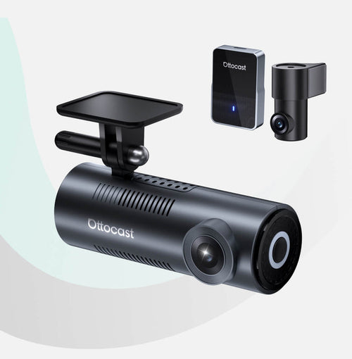 OttoSafe Cam 2-in-1 Dash Cam & Wireless CarPlay Adapter
