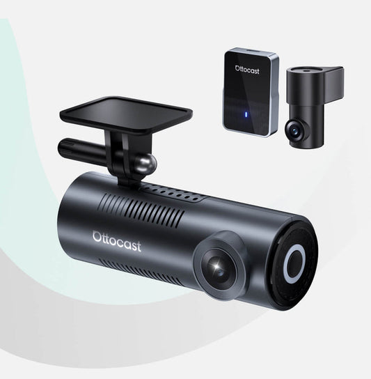 OttoSafe Cam 2-in-1 Dash Cam & Wireless CarPlay Adapter