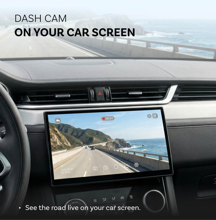 OttoSafe Cam 2-in-1 Dash Cam & Wireless CarPlay Adapter