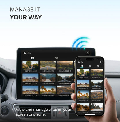OttoSafe Cam 2-in-1 Dash Cam & Wireless CarPlay Adapter