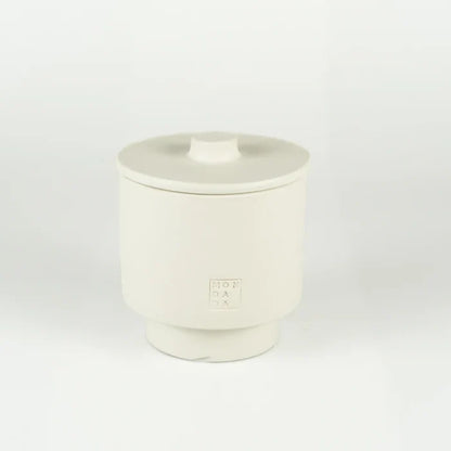 OUTDOOR: JUNE CANDLE ONE DOVER NEUTRAL+LID