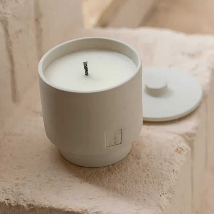 OUTDOOR: JUNE CANDLE ONE DOVER NEUTRAL+LID