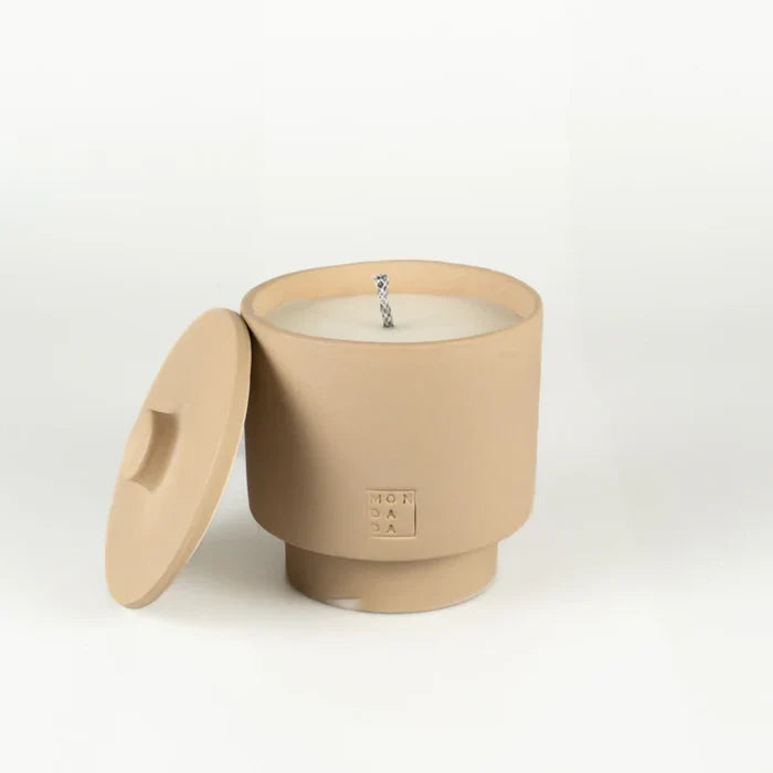OUTDOOR: JUNE CANDLE ONE MARRAKESH NEUTRAL+LID