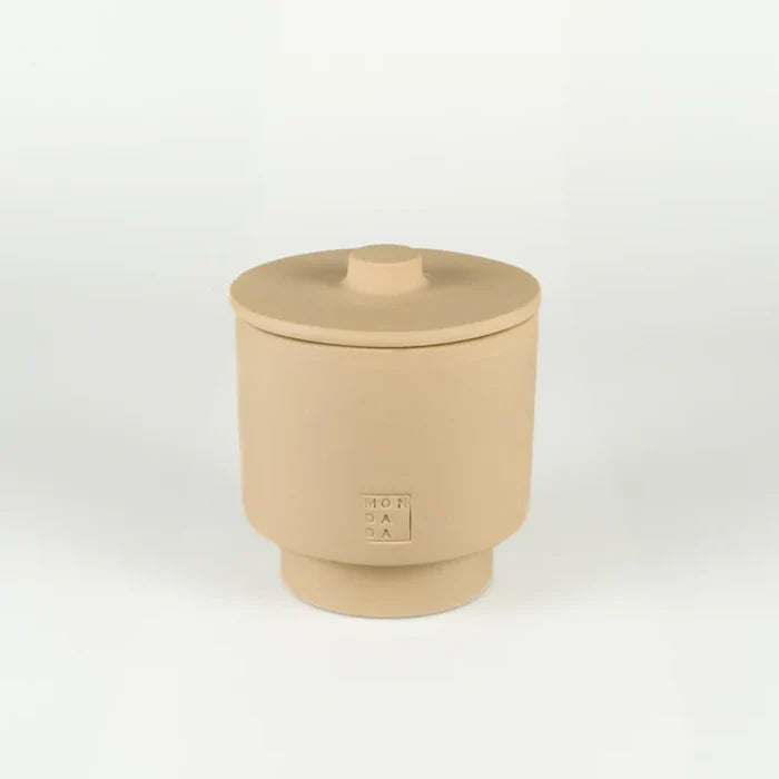 OUTDOOR: JUNE CANDLE ONE MARRAKESH NEUTRAL+LID