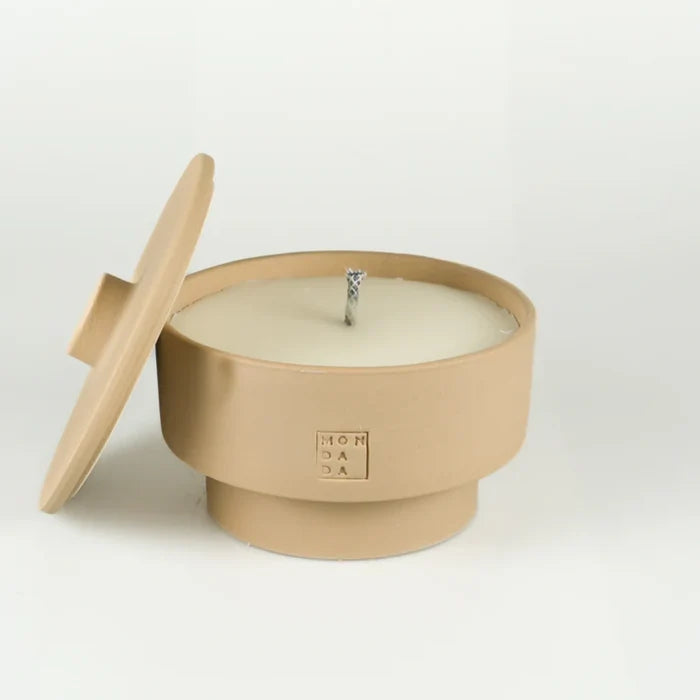 OUTDOOR JUNE CANDLE TWO MARRAKESH NEUTRAL + LID