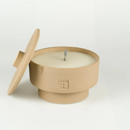 OUTDOOR JUNE CANDLE TWO MARRAKESH NEUTRAL + LID
