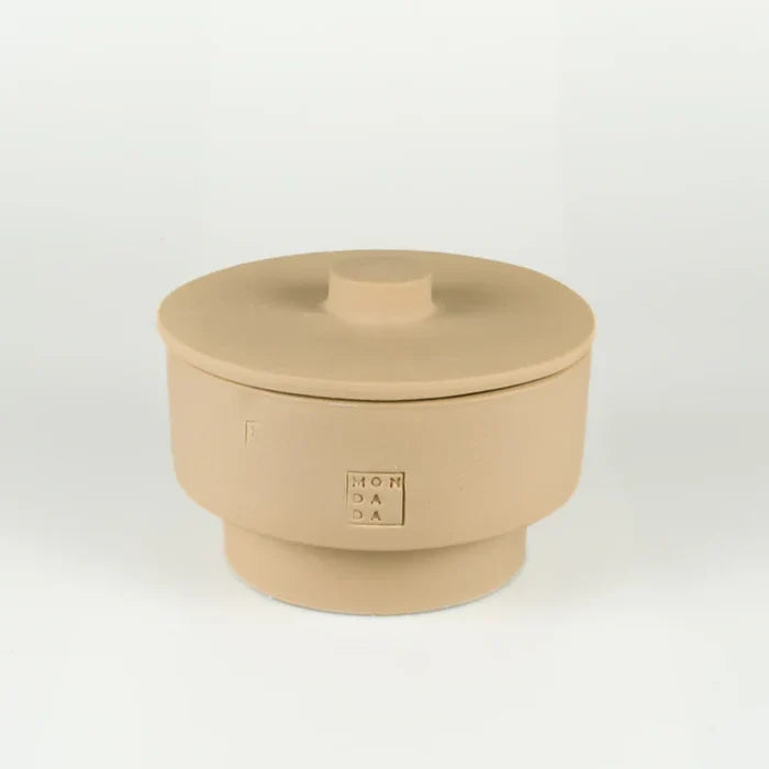 OUTDOOR JUNE CANDLE TWO MARRAKESH NEUTRAL + LID