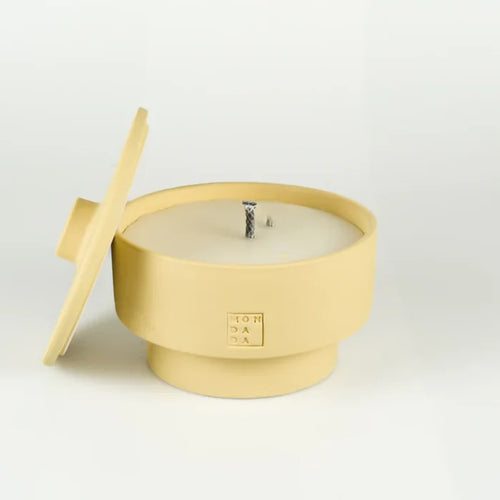 OUTDOOR JUNE CANDLE TWO SAHARA NEUTRAL + LID