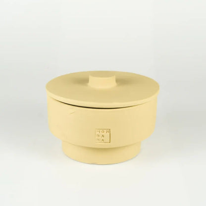 OUTDOOR JUNE CANDLE TWO SAHARA NEUTRAL + LID