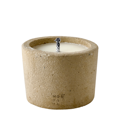 OUTDOOR: THE TABLE CANDLE SMALL DESERT NEUTRAL