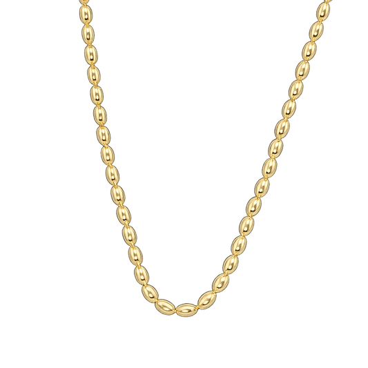 Oval Ball Chain Necklace