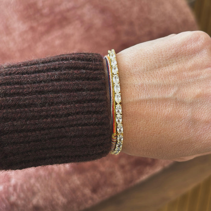 Oval Tennis Bracelet
