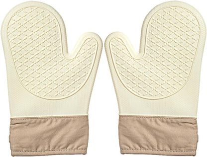 Oven Mitt Glove/s - Silicone Cotton