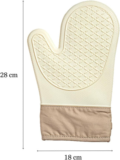 Oven Mitt Glove/s - Silicone Cotton