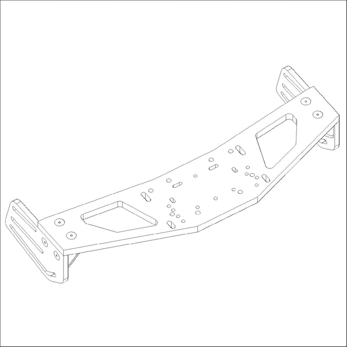 P1-ALPHA Wheel Deck Bracket - Extrusion and CNC