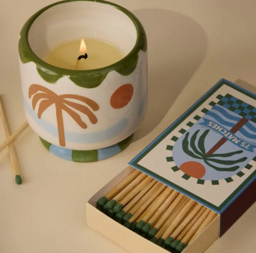 PALM TREE 75 CT BOXED MATCHES