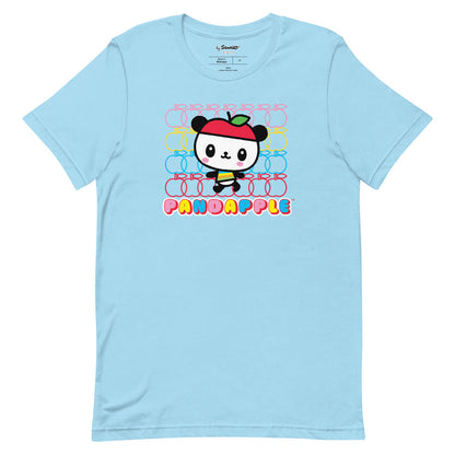 Pandapple Apple Fever Tee Apparel Printful Ocean Blue S