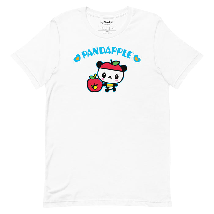 Pandapple Blue Hearts Tee Apparel Printful White XS