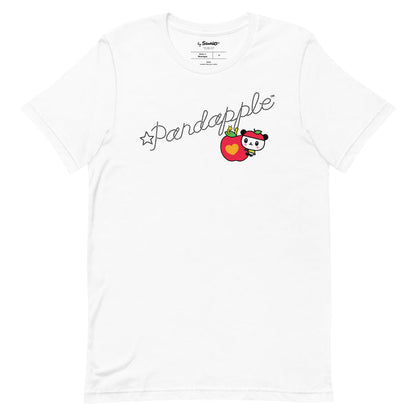 Pandapple Dotted Signature Tee Apparel Printful White S