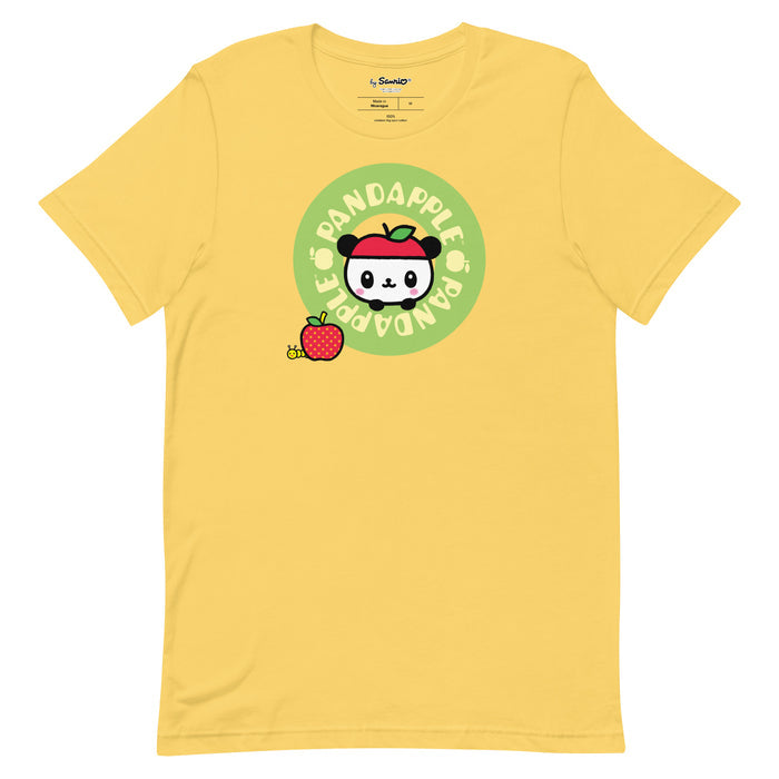 Pandapple Green Logo Tee Apparel Printful Yellow S